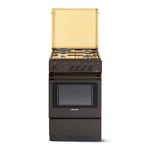 Elba 3 Gas, 1 Electric Burner Cooker Brown N55M342E