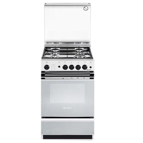 Elba Stainless Steel Four Burner Gas Cooker with Oven N55x220