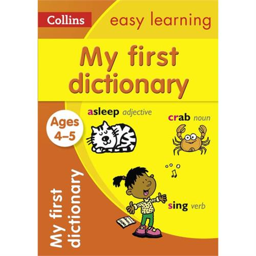 Collins Easy Learning My First Dictionary Ages 4 To 5