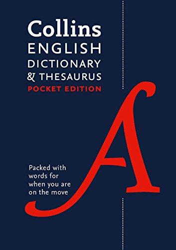 Collins English Dictionary And Thesaurus Pocket Edition