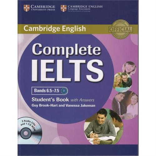 Complete IELTS Bands 6.5-7.5 : Students Book with Answers (2 ACDs + 1 CD Rom)