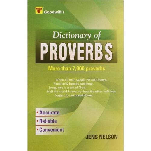 Dictionary Of Proverbs (English Improvement For Success)