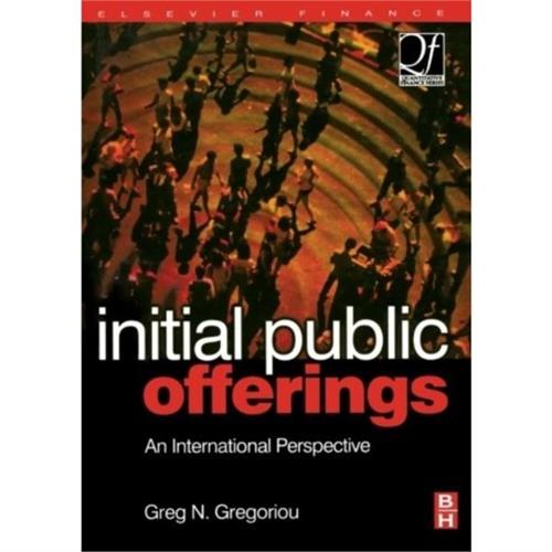 Initial Public Offerings : An International Perspective