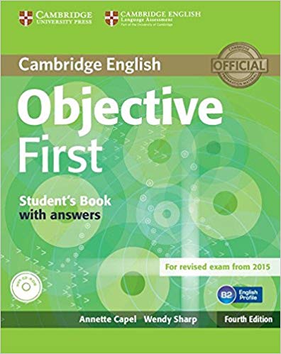 Objective First Students Cambridge English Book with Answers with CD-ROM Annette Capel