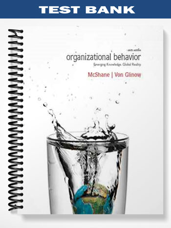 Organizational Behavior: Emerging Knowledge, Global Reality Book Steven L. McShane