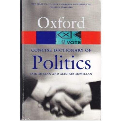 Oxford Concise Dictionary of Politics