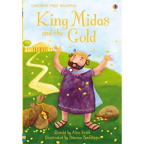 Usborne First Reading Level 1 King Midas & the Gold Alex Frith