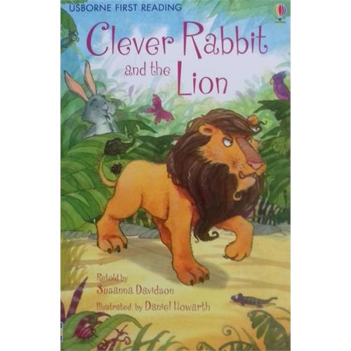 Usborne First Reading Level 2 Clever Rabbit & the Lion Susanna Davidson