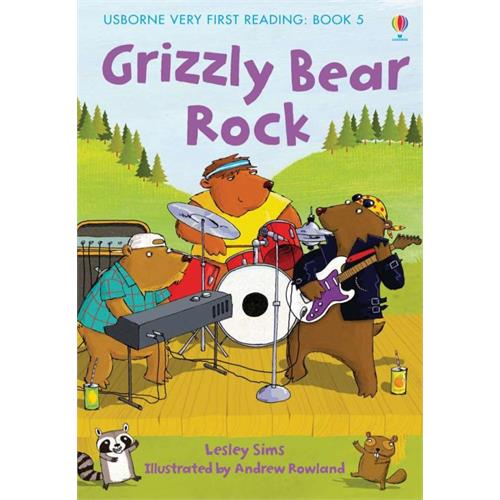 Usborne Very First Reading: Book 5 Grizzly Bear Rock Lesley Sims