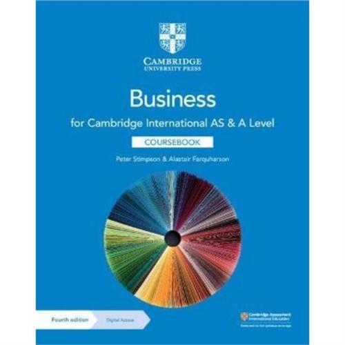 Cambridge International AS & A Level Business Coursebook with Digital Access (2 Years)