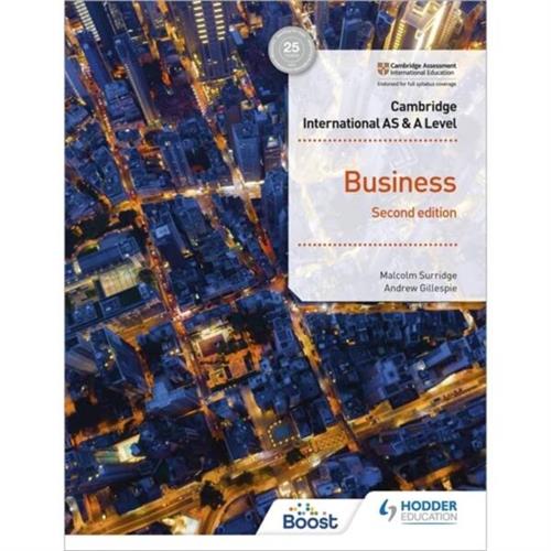 Cambridge International AS & A Level Business Second Edition Boost eBook