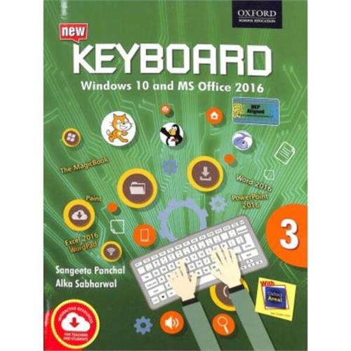 Oxford New Keyboard Windows 10 And MS Office 2016 Class 3