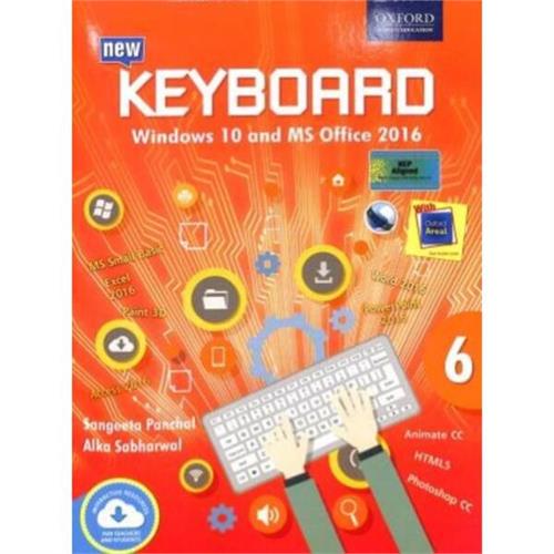 Oxford New Keyboard Windows 10 And MS Office 2016 Class 6