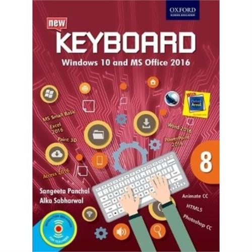 Oxford New Keyboard Windows 10 And MS Office 2016 Class 8