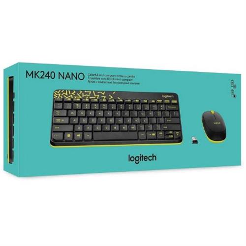 Logitech MK240 Nano Wireless Combo Keyboard and Mouse