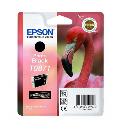 Epson Original Ink Black High Gloss Optimizer For Stylus Photo R1900 T0871