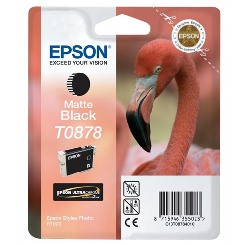 Epson Original Ink Matte Black High Gloss Optimizer For Stylus Photo R1900 T0878