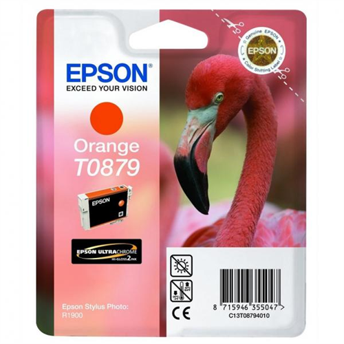 Epson Original Ink Orange High Gloss Optimizer For Stylus Photo R1900 T0879