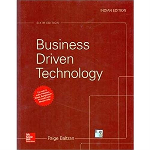 Business Driven Technology