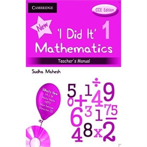 I Did It Mathematics Teachers Manual 1