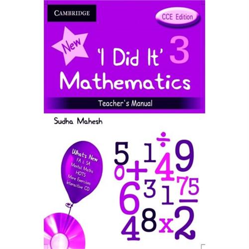 I Did It Mathematics Teachers Manual 3