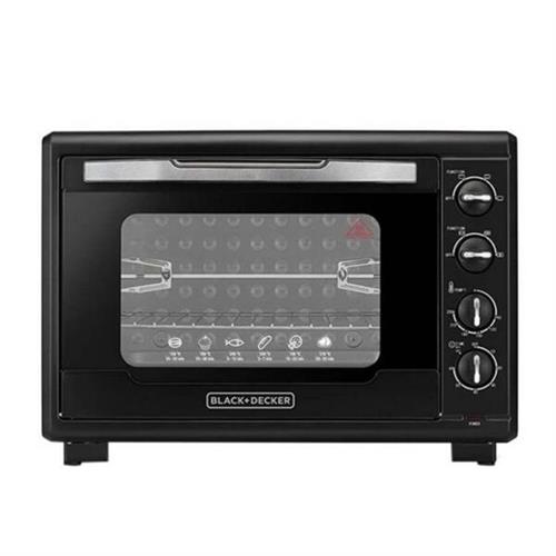 Black & Decker 55L 2000W Double Glass Toaster Electric Oven With Rotisserie TRO55RDG-B5