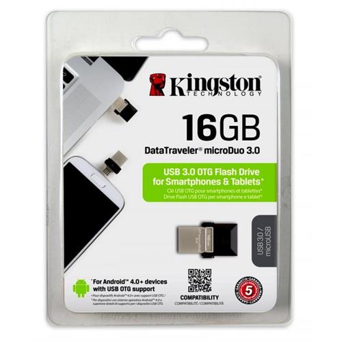 Kingston 16GB OTG MicroDuo Pen Drive DTDUO3/16GB