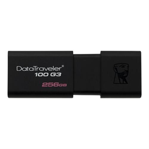 Kingston DataTraveler 100 G3 USB Flash Drive with Sliding Cap DT100G3/256GB