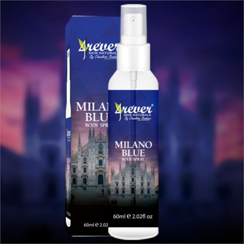 4Rever Milano Blue Mens Body Spray 60ml