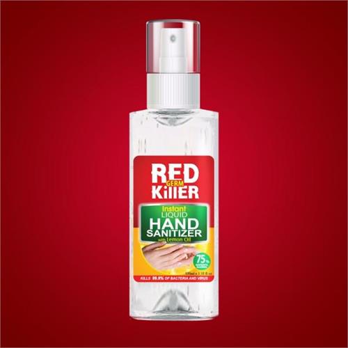 4Rever Red Germ Killer Instant Hand Santizer Liquid With 75 % Alcohol 100ml