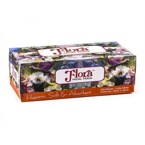 Flora Facial Tissues 2 Ply 200s In A Pack