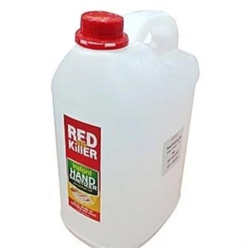 4Rever Red Germ Killer Instant Hand Sanitizer Liquid With 75 % Alcohol 10L