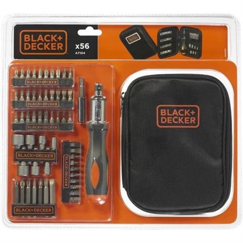 Black & Decker 56 Piece Ratchet Screwdriver Set A7104-XJ