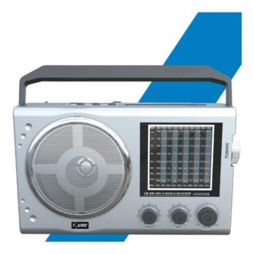 UNIC 25W Portable Radio, 11 Band With SD/USB UR3070SB