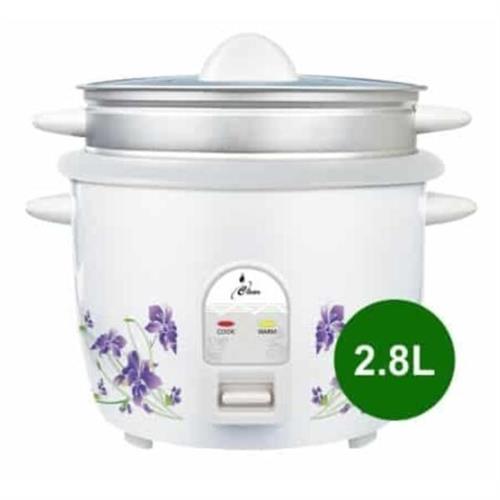 Clear 2.8 Litre Rice Cooker CLR2810