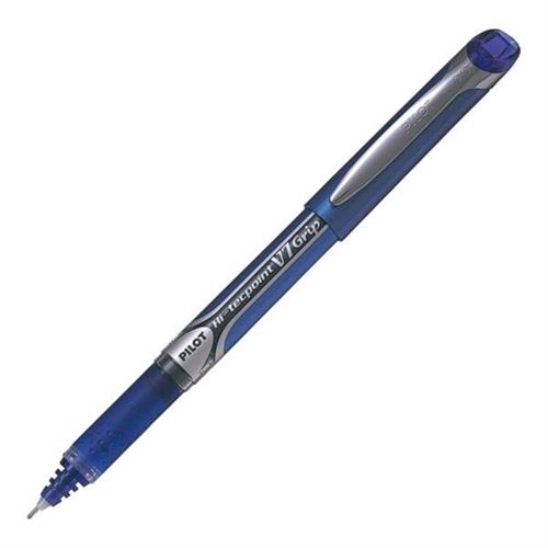 Pilot Hi-Techpoint V7 Rubber Grip Roller Ball Pen Blue BXGPN-V7-L