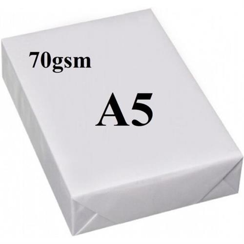 Generic A5 Paper 70gsm Ream 500 Sheets White