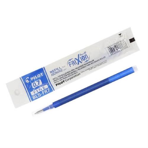 Pilot Frixion Roller Ball Erasable 0.7mm Fine Refill For Pen Blue BLS-FR7-L