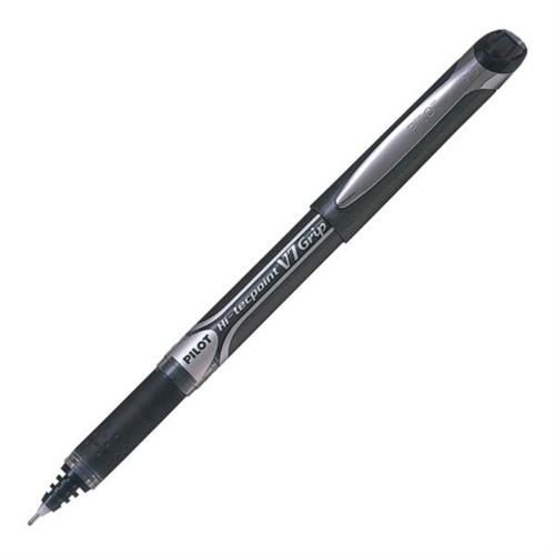 Pilot Hi-Techpoint V7 Rubber Grip Roller Ball Pen Black BXGPN-V7-B