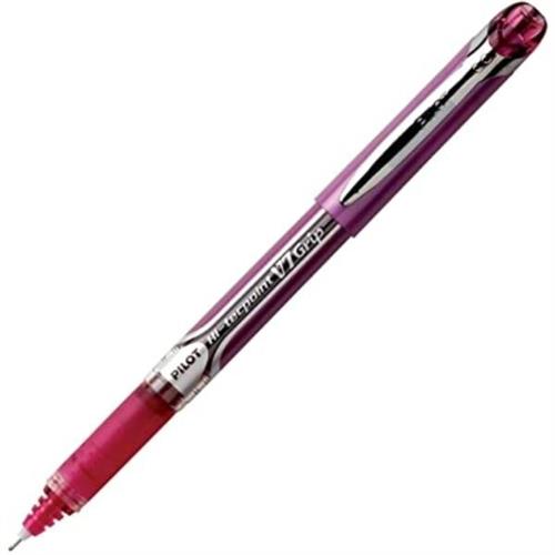 Pilot Hi-Techpoint V7 Rubber Grip Roller Ball Pen Pink BXGPN-V7-P