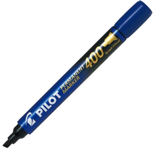 Pilot Permanent Marker 400 Marker Pen Blue Broad Chisel Tip SCA-400