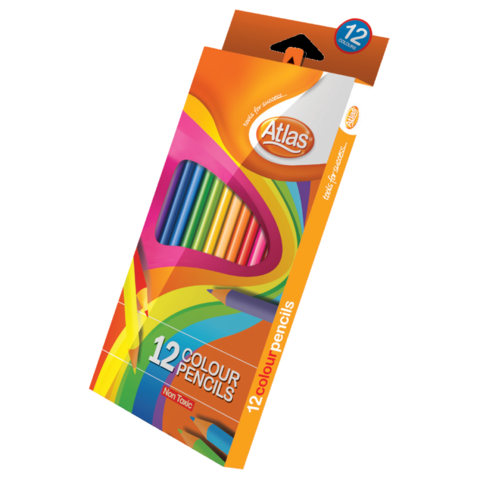 Atlas Colour Pencils 12 Colours