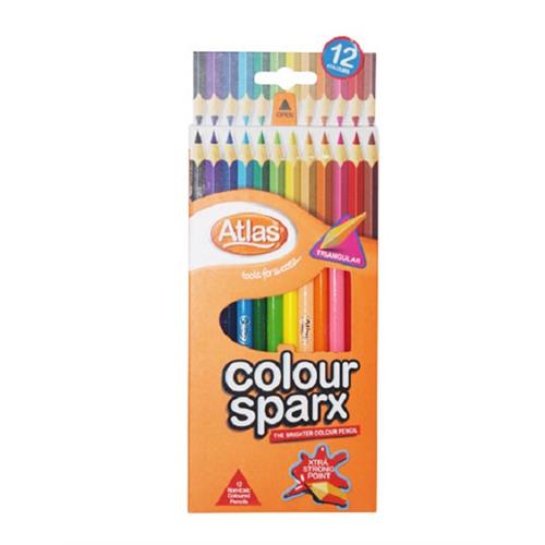 Atlas Colour SparX Pencils 12 Colours