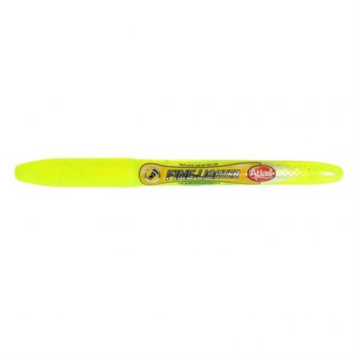 Atlas Finelighters Highlighter Yellow