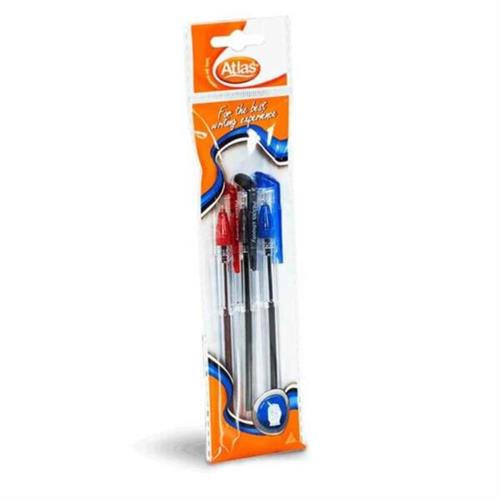 Atlas Pen Chooty Assorted Pack of 3