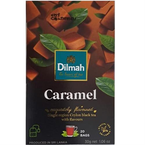 Dilmah Caramel Flavoured Ceylon Black Tea 20 Tea Bags