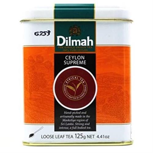 Dilmah Ceylon Supreme Tea Tin Caddy 125g