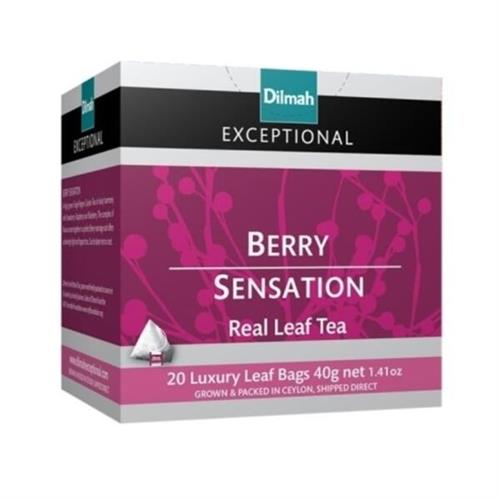 Dilmah Exceptional Real Leaf Berry Sensation Tea 20 Tea Bags