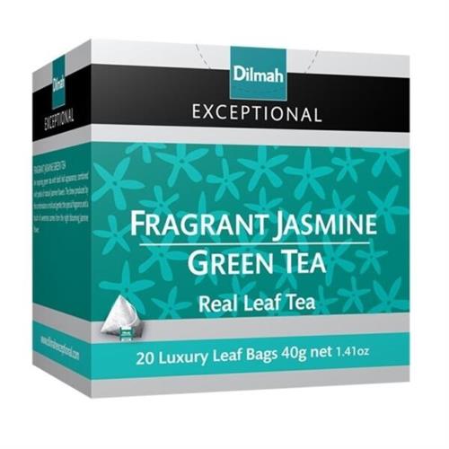 Dilmah Exceptional Real Leaf Fragrant Jasmine Green Tea 20 Tea Bags