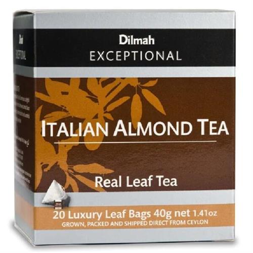 Dilmah Exceptional Real Leaf Italian Almond Tea 20 Tea Bags